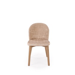 BASSO krzesło jasny orzech / tap: CREMONA 14 (beżowy)