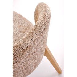 BASSO krzesło dąb naturalny / tap: CREMONA 14 (beżowy)