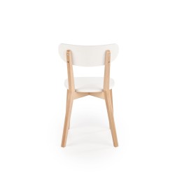 BUGGI krzesło naturalny / biały (1p 2szt)