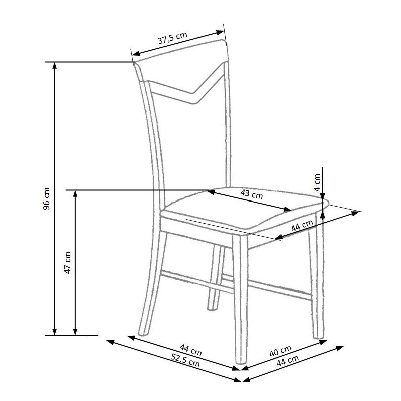 CITRONE krzesło biały / tap: INARI 23 (1p 2szt)