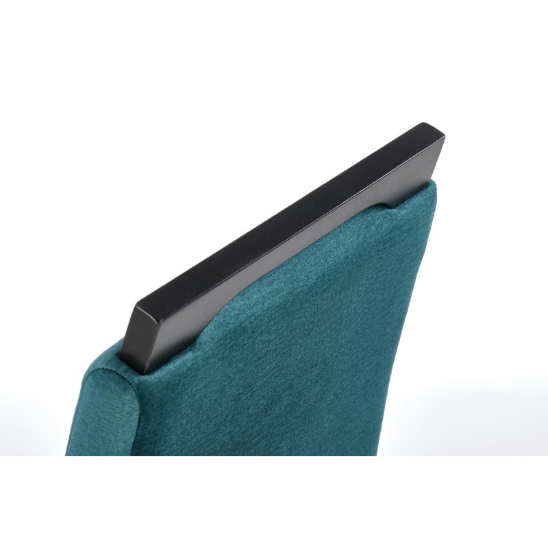 CLARION 2 krzesło czarny / tap: MONOLITH 37 (c. zielony) (1p 2szt)