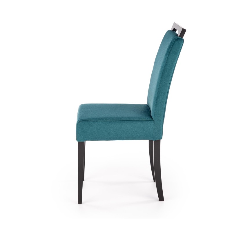 CLARION 2 krzesło czarny / tap: MONOLITH 37 (c. zielony) (1p 2szt)