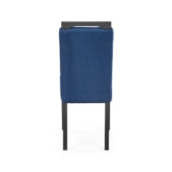 CLARION 2 krzesło czarny / tap: MONOLITH 77 (granatowy) (1p 2szt)