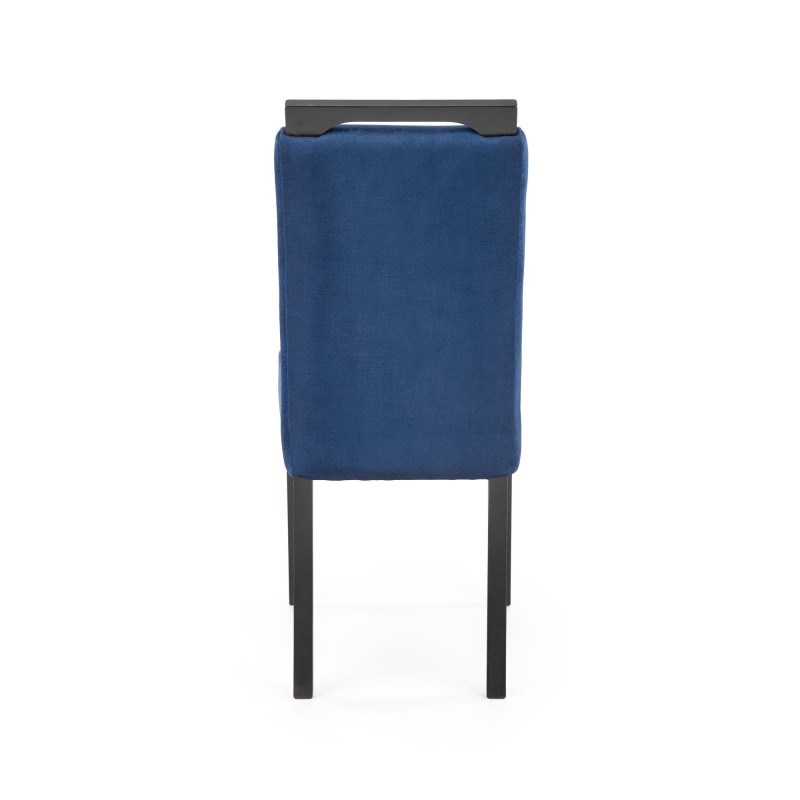 CLARION 2 krzesło czarny / tap: MONOLITH 77 (granatowy) (1p 2szt)