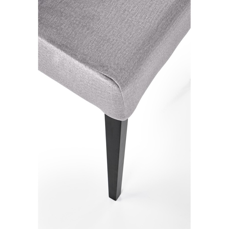 CLARION 2 krzesło czarny / tap: MONOLITH 85 (popiel) (1p 2szt)