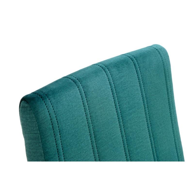 DIEGO 2 krzesło czarny / tap. velvet pikowany Pasy - MONOLITH 37 (ciemny zielony) (1p 2szt)