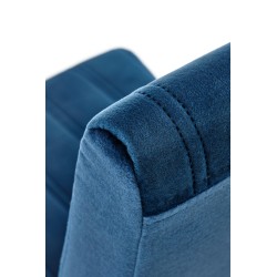 DIEGO 3 krzesło dąb miodowy / tap. velvet pikowany Pasy - MONOLITH 77 (granatowy) (1p 2szt)