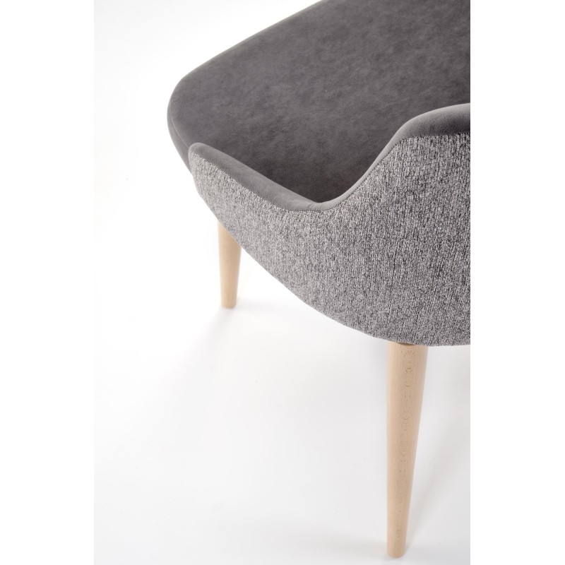 MALAGA krzesło popiel / tap: MAVEL 14 / STELAR 92 (1p 1szt)