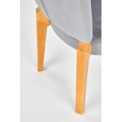 ROIS krzesło dąb miodowy / popielaty (1p 2szt)