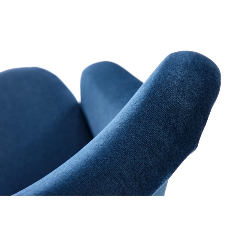 TOLEDO 2 krzesło dąb miodowy / tap. MONOLITH 77 (granatowy) (1p 1szt)