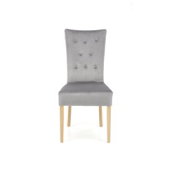 VERMONT krzesło dąb miodowy / tap: MONOLITH 85 (popiel)