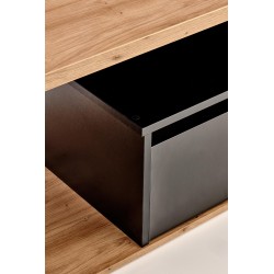 PANTERA ława kolor dąb wotan/czarny (1p 1szt)