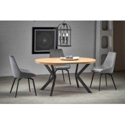 PERONI stół rozkładany dąb złoty - czarny (2p 1szt)