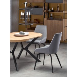 PERONI stół rozkładany dąb złoty - czarny (2p 1szt)