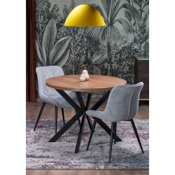 PERONI stół rozkładany orzech - czarny (2p 1szt)