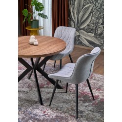 PERONI stół rozkładany orzech - czarny (2p 1szt)