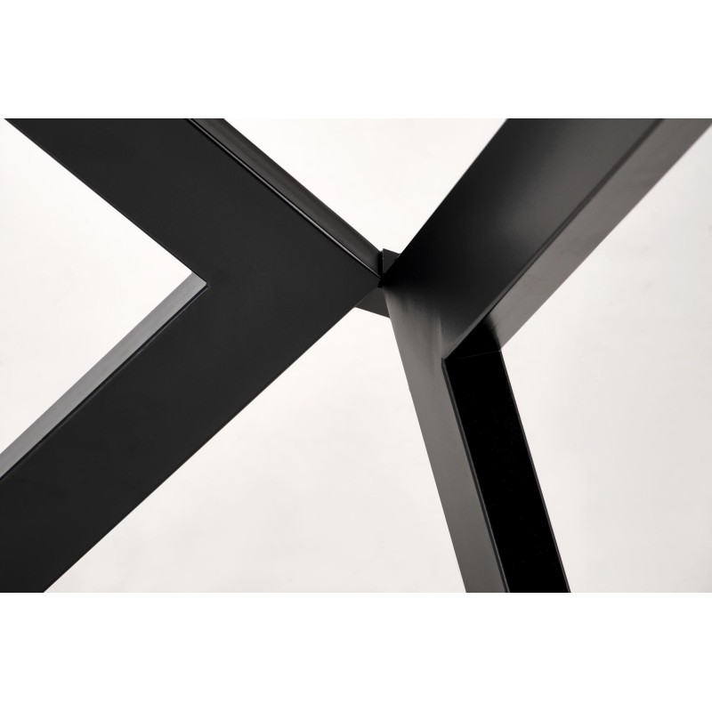 PERONI stół rozkładany orzech - czarny (2p 1szt)