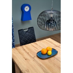 QUBIK stół rozkładany 80-200/80/76 cm dąb artisan/czarny (2p 1szt)