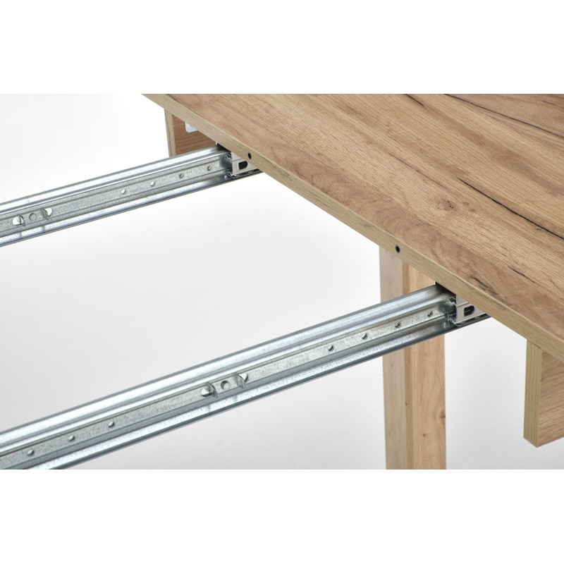 RINGO stół kolor blat dąb craft, nogi - dąb craft (102-142x102x76 cm) (2p 1szt)