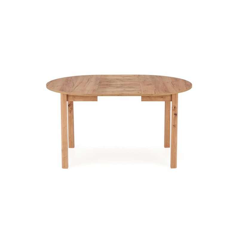 RINGO stół kolor blat dąb craft, nogi - dąb craft (102-142x102x76 cm) (2p 1szt)