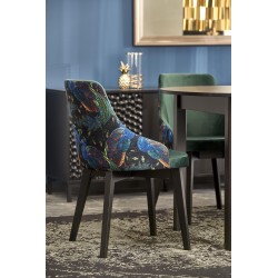 RINGO stół kolor blat czarny, nogi - czarny (102-142x102x76 cm) (2p 1szt)