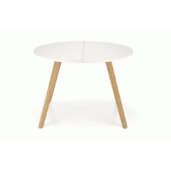 RUBEN stół kolor blat - kaszmir, nogi - naturalny (102-142x102x75 cm) (2p 1szt)