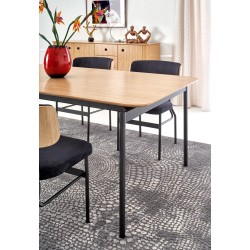 SMART stół dąb naturalny/czarny (1p 1szt)