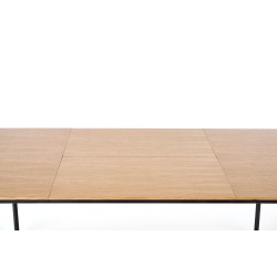 SMART stół dąb naturalny/czarny (1p 1szt)