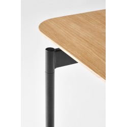 SMART stół dąb naturalny/czarny (1p 1szt)