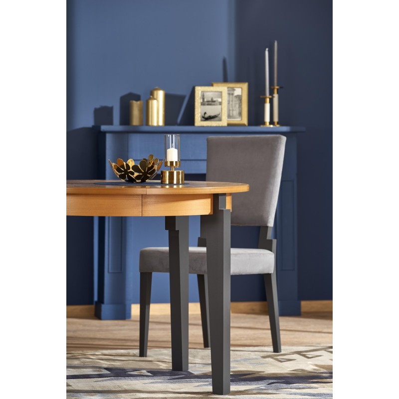 SORBUS stół rozkładany, blat - dąb miodowy, nogi - grafitowe (2p 1szt)