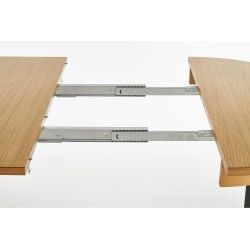 SORBUS stół rozkładany, blat - dąb miodowy, nogi - grafitowe (2p 1szt)