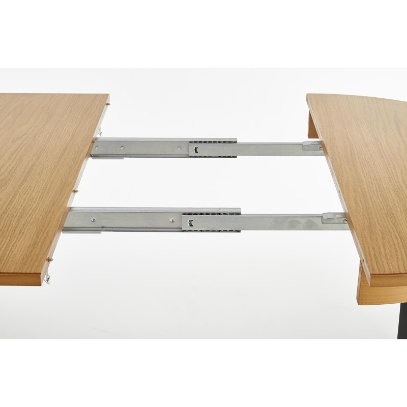 SORBUS stół rozkładany, blat - dąb miodowy, nogi - grafitowe (2p 1szt)