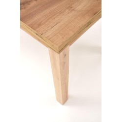 TIAGO 2 stół rozkładany 140-220/80 blat: dąb craft, nogi: dąb craft (3p 1szt)