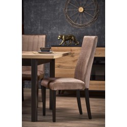 TIAGO KWADRAT stół rozkładany 90-125/90 blat: dąb craft, nogi: czarny (2p 1szt)