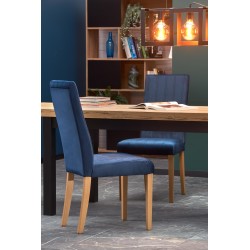 TIAGO stół rozkładany 140-220/80 blat: dąb craft, nogi: czarny (3p 1szt)