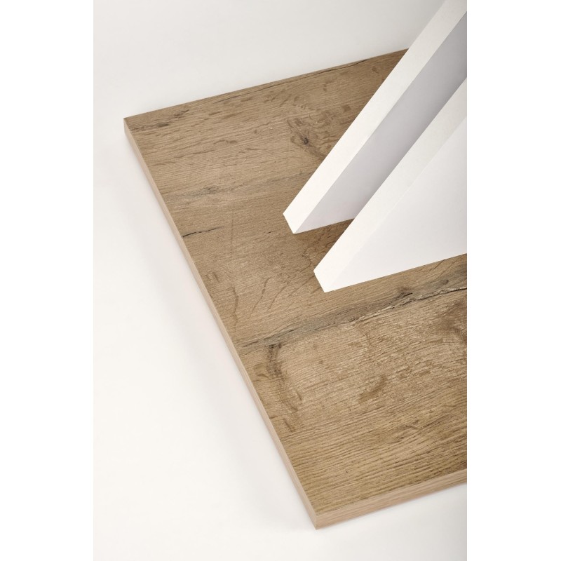 XARELTO stół rozkładany dąb lancelot - biały (2p 1szt)