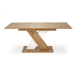 XARELTO stół rozkładany dąb lancelot - biały (2p 1szt)