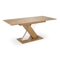 XARELTO stół rozkładany dąb lancelot - biały (2p 1szt)