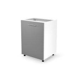 VENTO DK-60/82 szafka zlewozmywakowa front: jasny popiel (1p 1szt)