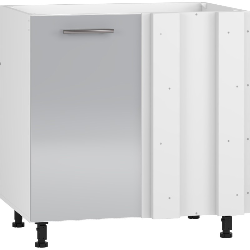 VENTO DKN-100/82 szafka zlewozmywakowa narożna front: jasny popiel (1p 1szt)