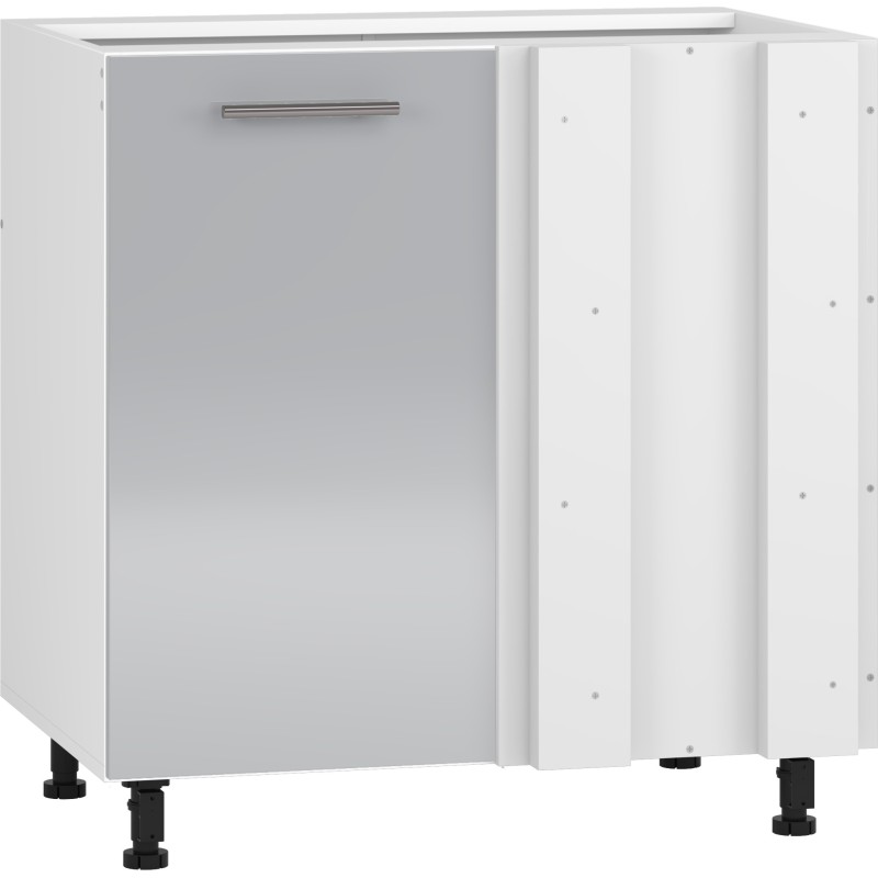 VENTO DN-100/82 szafka dolna narożna front: jasny popiel (1p 1szt)