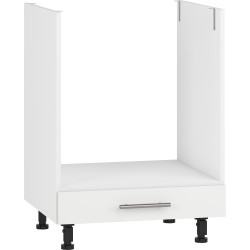 VENTO DP-60/82 szafka dolna pod zabudowę piekarnika front: biały mat (1p 1szt) szuflada
