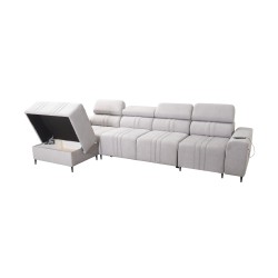 Verona XII Corner Sofa with Sleeping Function Velvet, Vena 6 - A practical and elegant piece of furniture for your living room Verona XII Corner Sofa with Sleeping Function Velvet, Vena 6 - A practical and elegant piece of furniture for your living room