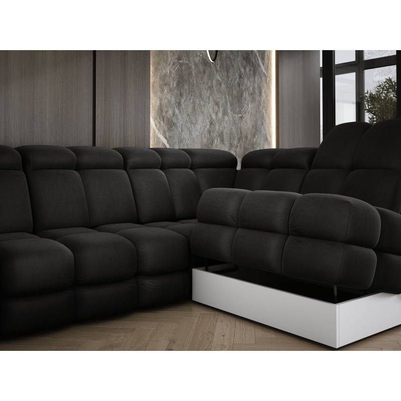 Poleca Filip Chajzer Narożnik TOLLO L Prawostronny Elektryczna regulacja Solar 99 kolor Antracytowy