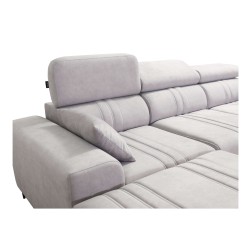 Verona XII Corner Sofa Bed with Velvet Upholstery, Vena 3 - A Practical and Elegant Piece of Furniture for Your Living Room Verona XII Corner Sofa Bed with Velvet Upholstery, Vena 3 - A Practical and Elegant Piece of Furniture for Your Living Room