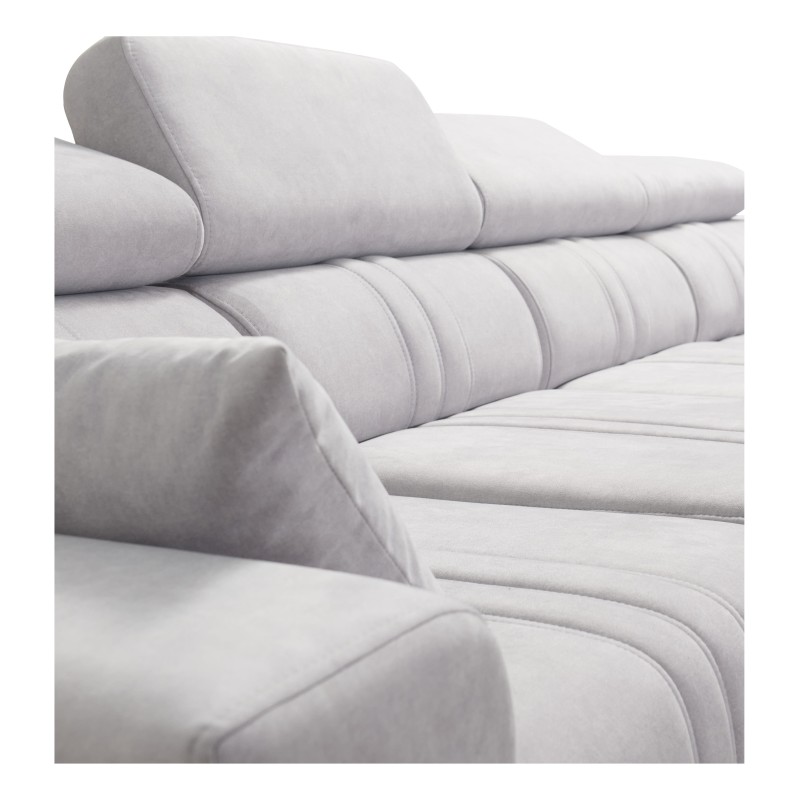 Verona XII Corner Sofa Bed with Velvet Upholstery, Vena 3 - A Practical and Elegant Piece of Furniture for Your Living Room Verona XII Corner Sofa Bed with Velvet Upholstery, Vena 3 - A Practical and Elegant Piece of Furniture for Your Living Room