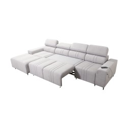 Verona XII Corner Sofa Bed with Velvet Upholstery, Vena 3 - A Practical and Elegant Piece of Furniture for Your Living Room Verona XII Corner Sofa Bed with Velvet Upholstery, Vena 3 - A Practical and Elegant Piece of Furniture for Your Living Room