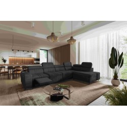 Narożnik Verona XI Mix z funkcją spania oraz funkcją relax manualna tkanina Vena 20