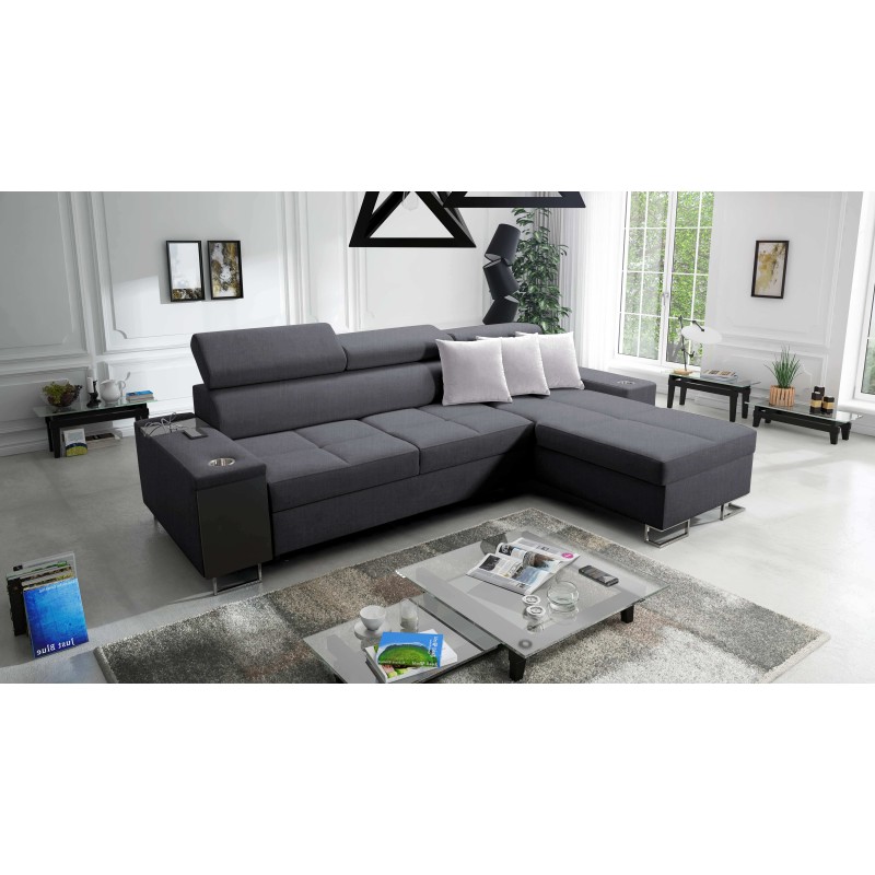 **Meta Title:** Orbix I Mini Corner Sofa with Sleeping Function, Adjustable Headrests, USB Port. **Meta Title:** Orbix I Mini Corner Sofa with Sleeping Function, Adjustable Headrests, USB Port.