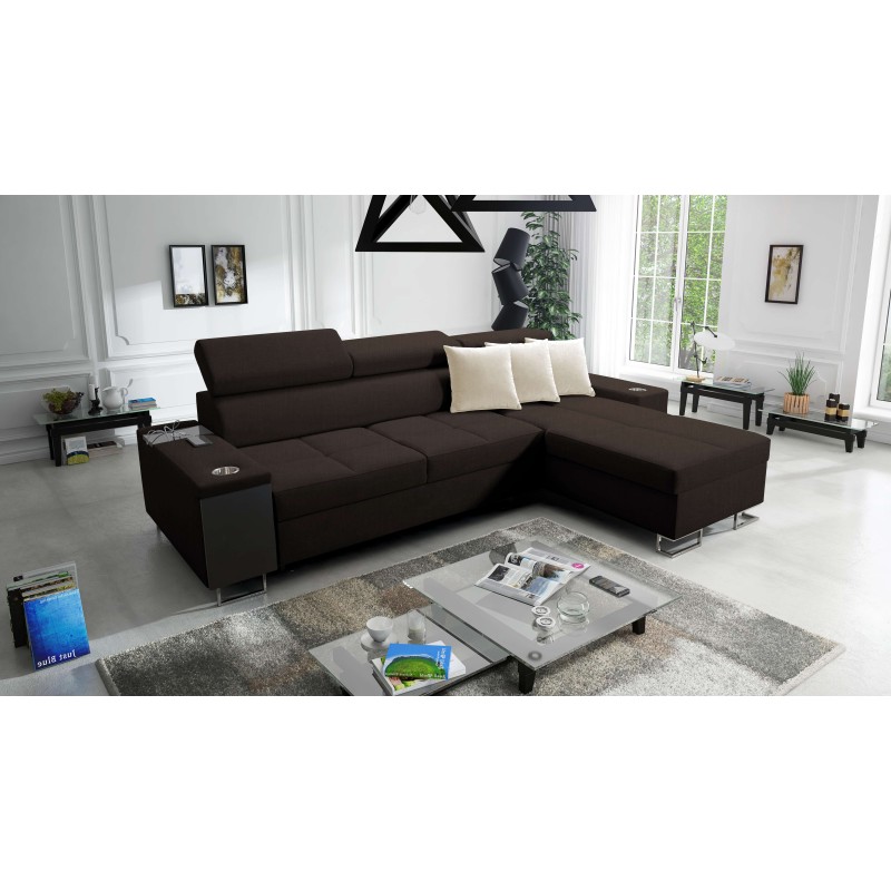 Orbix I Maxi corner sofa with a sleeping function, USB port, and bedding storage Orbix I Maxi corner sofa with a sleeping function, USB port, and bedding storage